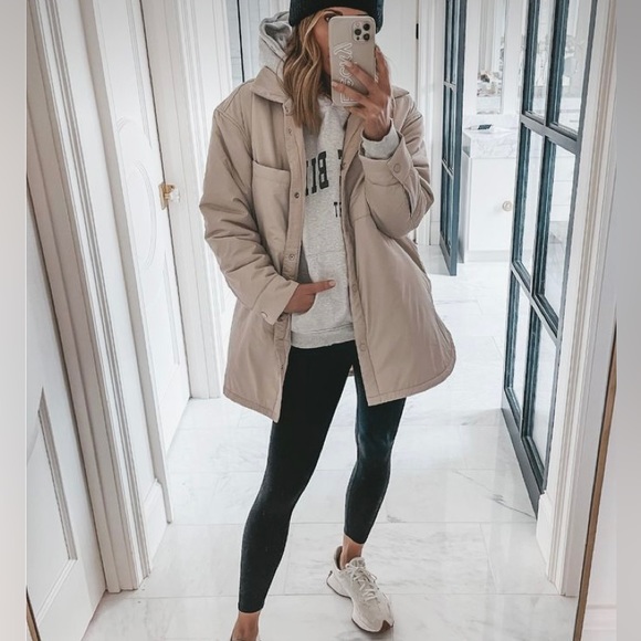 Abercrombie & Fitch Jackets & Blazers - Abercrombie & Fitch A&F Unquilted Shirt Jacket Wind Water Resistant Small S